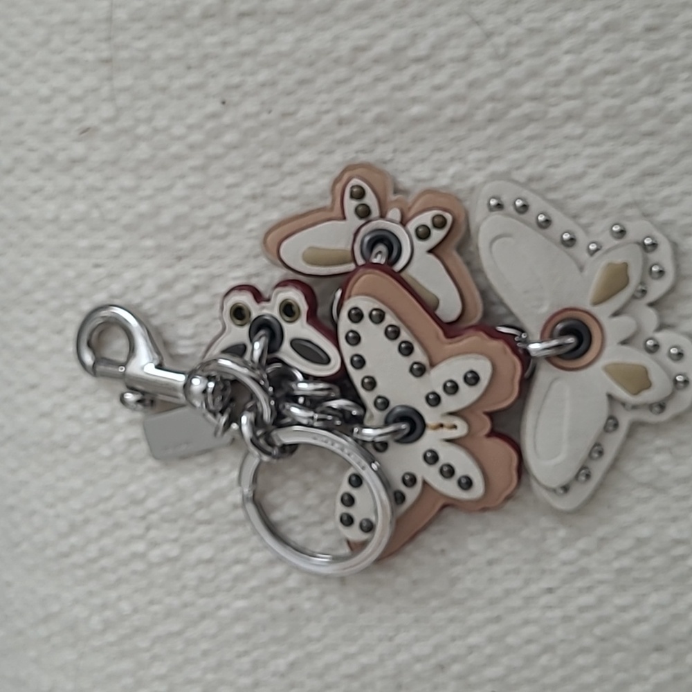 Coach Butterfly Keyring/Handbag Charm